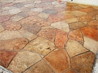 Stamped Concrete Overlay